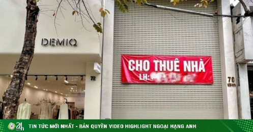 Biển cho thuê phủ kín, chủ nhà mặt phố trên ‘đất vàng’ thủ đô chật vật xoay xở tìm khách thuê