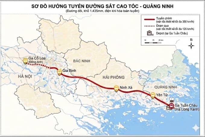 Khởi công tuyến đường sắt cao tốc đầu tiên ở Việt Nam