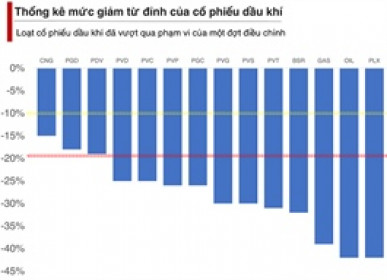 Nhiều mã dầu khí chiết khấu 30-40% ngay trước mùa báo cáo quý 1/2026