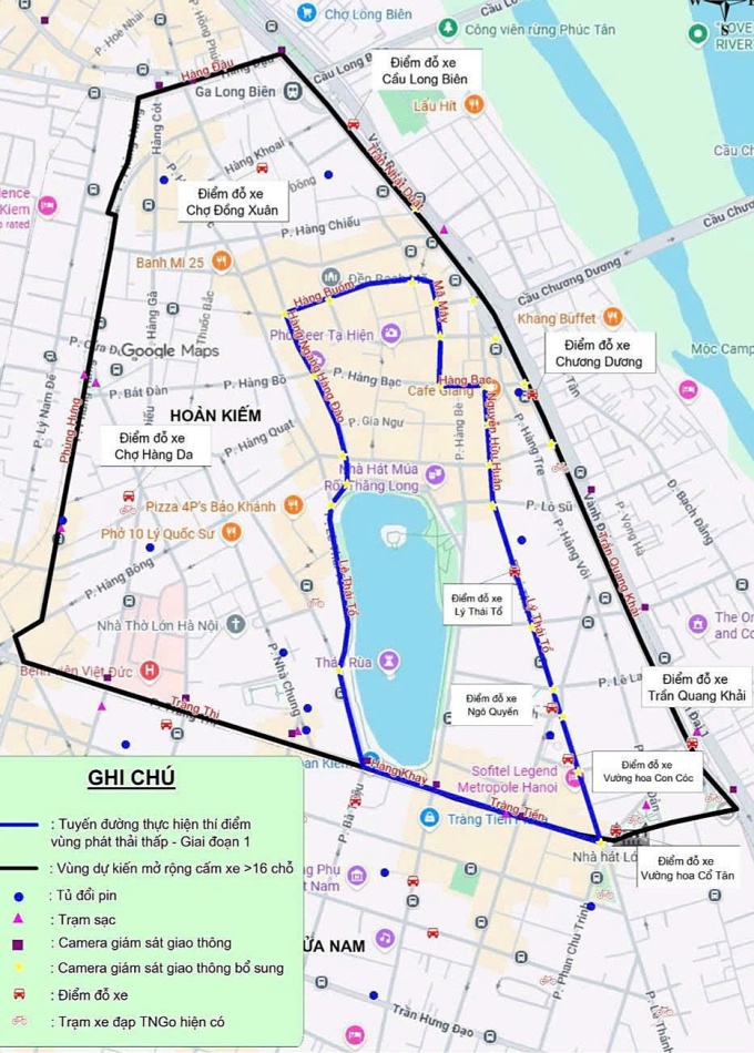 Hà Nội dự kiến cấm xe máy xăng theo giờ tại vùng lõi Hoàn Kiếm