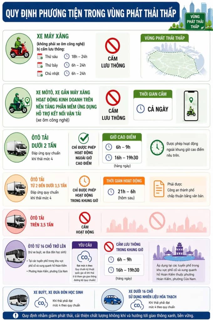 Chọn Hoàn Kiếm thí điểm vùng phát thải thấp vì hạ tầng sẵn sàng