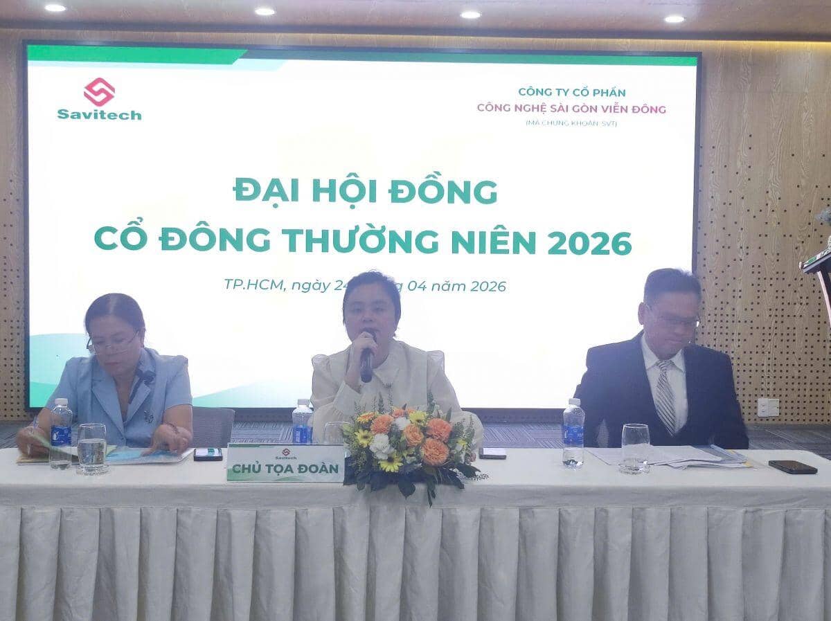 ĐHĐCĐ Savitech: Cổ tức tiền mặt cho năm 2025 và 2026, bổ sung thành viên HĐQT
