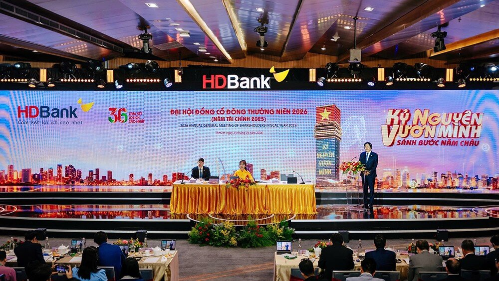 ĐHĐCĐ HDBank 2026: Lợi nhuận kế hoạch tăng 41%, quy mô tiệm cận 1,2 triệu tỷ đồng
