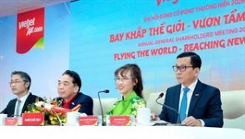 ĐHĐCĐ Vietjet 2026: Kết quả 2025 bứt phá, dự kiến chia cổ tức 30%, tiếp tục mở rộng mạng bay quốc tế