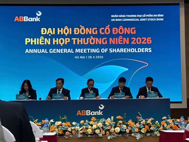 ĐHĐCĐ ABBank: Tăng vốn điều lệ lên hơn 20,000 tỷ, niêm yết HOSE vào quý 4/2026