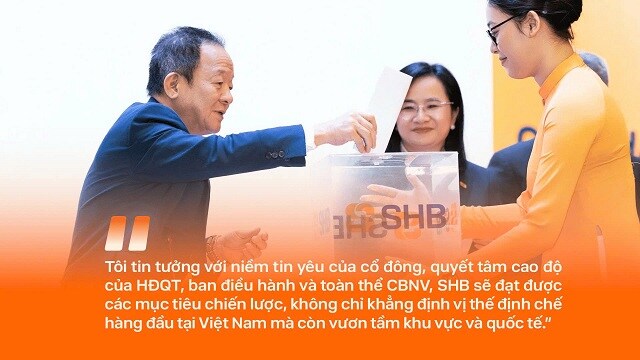 Những câu nói ấn tượng của Chủ tịch HĐQT SHB Đỗ Quang Hiển tại ĐHĐCĐ 2026