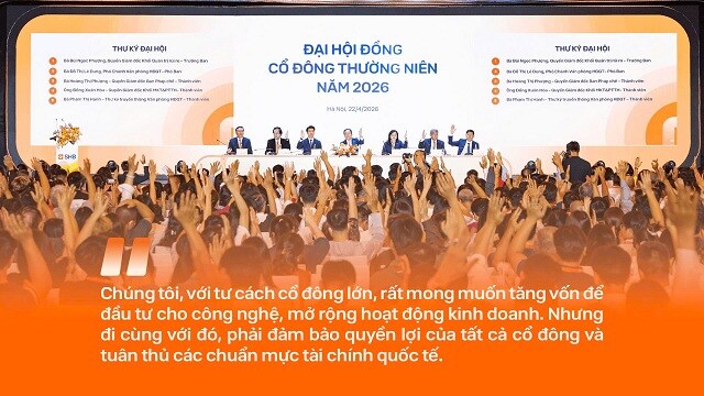 Những câu nói ấn tượng của Chủ tịch HĐQT SHB Đỗ Quang Hiển tại ĐHĐCĐ 2026