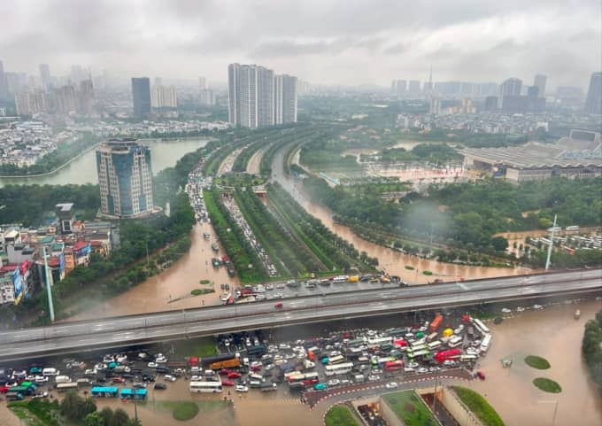 Hà Nội dự báo có 220 điểm úng ngập nếu mưa to nhiều giờ