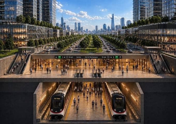 Metro qua sông Sài Gòn có độ sâu gần gấp đôi hầm Thủ Thiêm