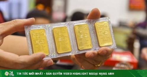 Giá vàng miếng SJC tăng trở lại trên thị trường tự do