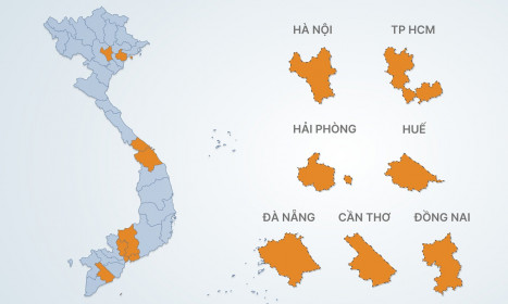 Quy mô 7 thành phố trực thuộc Trung ương