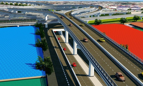 Thiết kế đường 6 làn trên cao chống ùn tắc quốc lộ 51