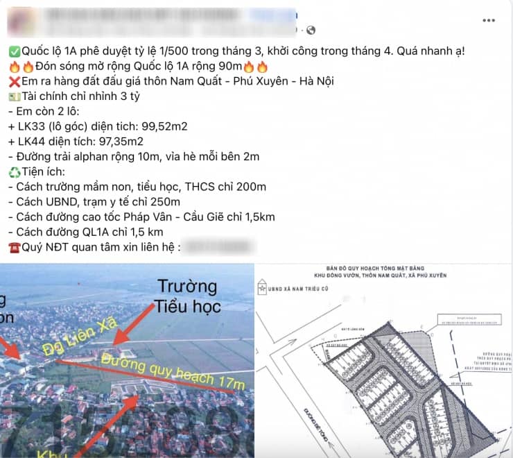 Quốc lộ 1A vừa được duyệt mở rộng, giá nhà đất dọc tuyến đã bị đẩy lên gần nửa tỷ đồng/m2