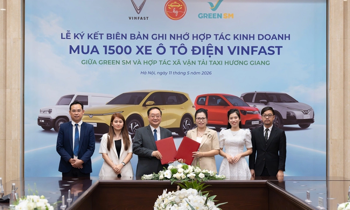 Hãng taxi mua 1.500 ôtô điện VinFast - Báo VnExpress Kinh doanh