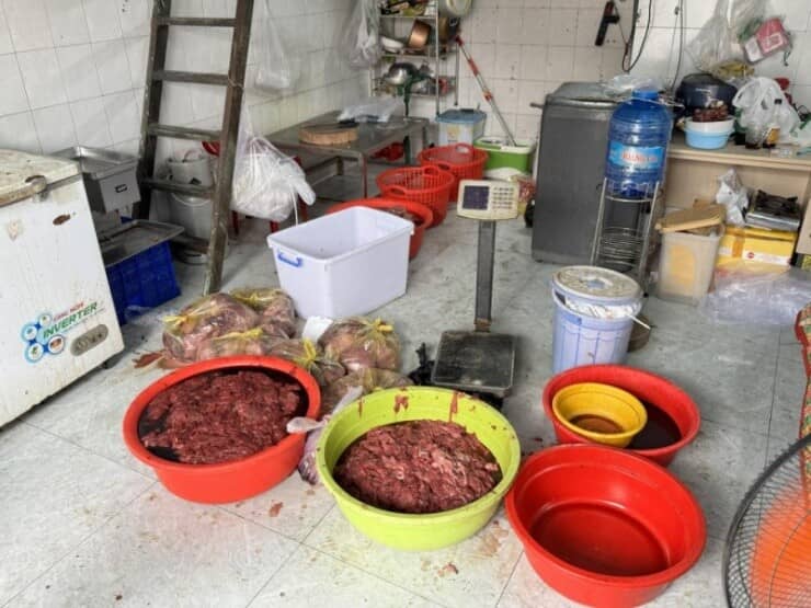 Thịt heo nái và hóa chất "biến" thành thịt bò, thu lợi tiền tỷ