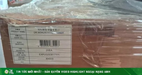 Gần 15.000 chai mỹ phẩm hết hạn vẫn ghi hàng mới 100%