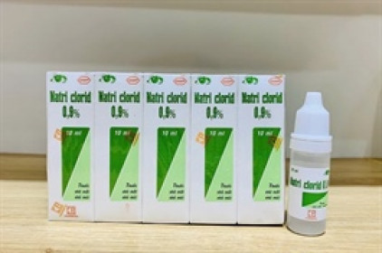 PMC lên tiếng về việc thu hồi lô thuốc nhỏ mắt Natri clorid 0.9%
