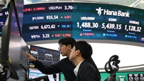 Khối ngoại bán tháo hơn 13 tỷ USD cổ phiếu Hàn Quốc trong 1 tuần
