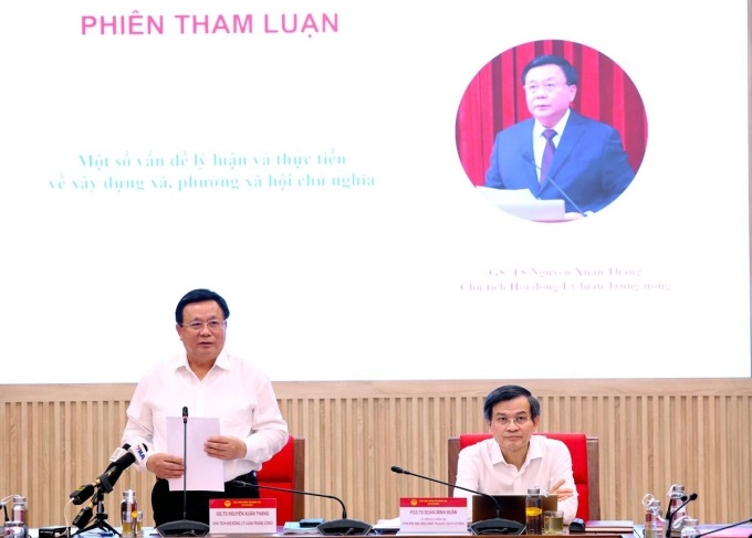 "Xã phường XHCN là cộng đồng hiện đại, không phải bao cấp"