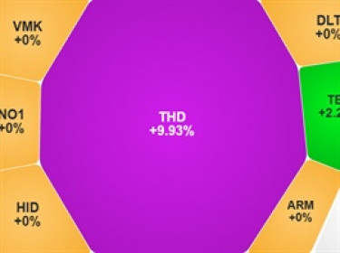 Cổ phiếu THD (Thaiholdings) liên tục tím