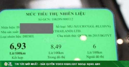 Nhãn dán tiêu thụ nhiên liệu trên ô tô: Vì sao thực tế luôn khác xa số liệu?