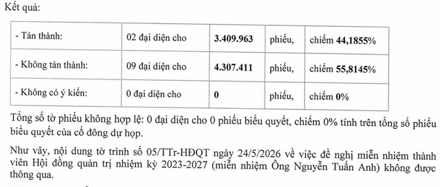 VIR lộ rạn nứt cổ đông sau vụ cưỡng chế Bãi Sau, miễn nhiệm Chủ tịch bất thành