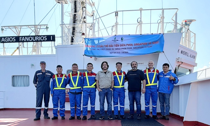 Gần 2 triệu thùng dầu thô Iraq về Nghi Sơn