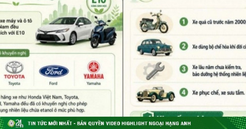 Những loại xe nào cần đặc biệt lưu ý khi dùng xăng E10 theo khuyến cáo của Bộ Công thương để tốt cho động cơ?