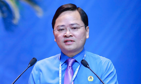 Ông Nguyễn Anh Tuấn tái đắc cử Chủ tịch Tổng Liên đoàn Lao động Việt Nam