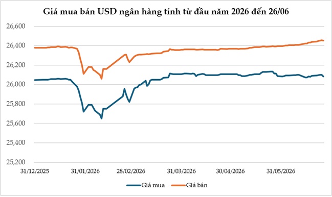 Tuần 22-26/06: Đồng USD tiếp tục tăng giá, tỷ giá trong nước đồng loạt tăng