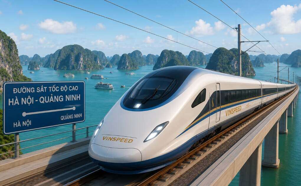 Vinhomes rót vốn vào dự án đường sắt tốc độ cao Hà Nội - Quảng Ninh