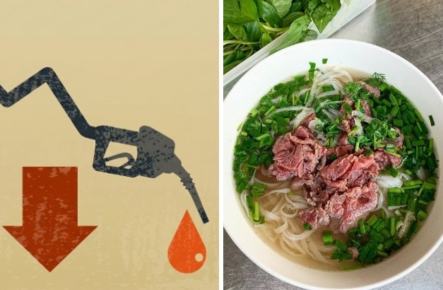 Xăng giảm, phở đứng im và câu chuyện về hiện tượng 'giá cả bám dính'