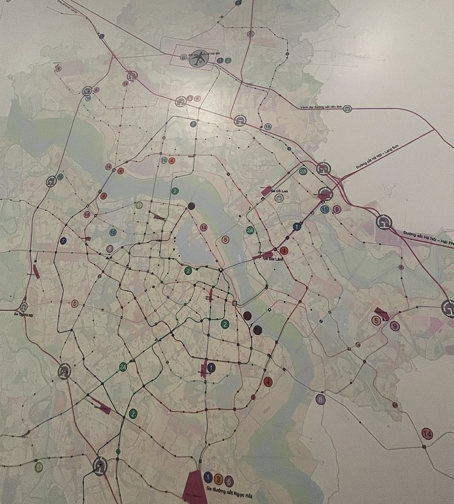 Hà Nội quy hoạch 18 tuyến metro dài gần 1.000 km