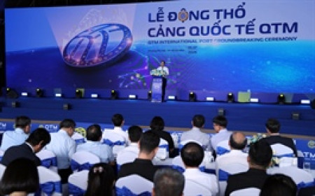 Khởi công cảng gần 6.9 ngàn tỷ đồng tại Cái Mép - Thị Vải