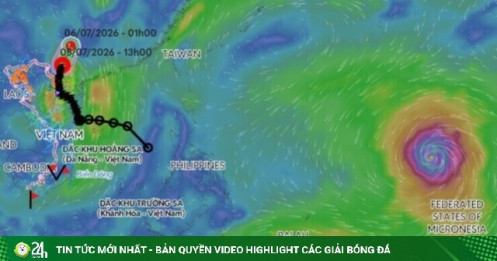 Bão số 1 chính thức suy yếu, siêu bão Ba Vì xuất hiện ngoài khơi