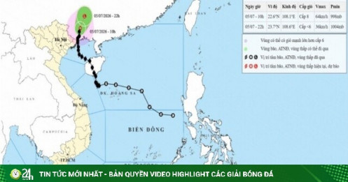 Bão số 1 di chuyển theo hướng Bắc Đông Bắc, các tỉnh chủ động ứng phó mưa lũ