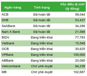 Cuộc đua làm dày đệm vốn ngân hàng: Người về đích, kẻ chờ "đèn xanh"