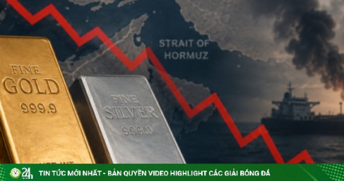 Giá vàng, bạc thế giới lao dốc do eo biển Hormuz nóng trở lại