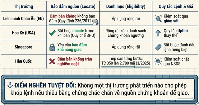 Quản lý giao dịch bán khống: Kinh nghiệm quốc tế và hàm ý chính sách cho lộ trình nâng hạng thị trường Việt Nam