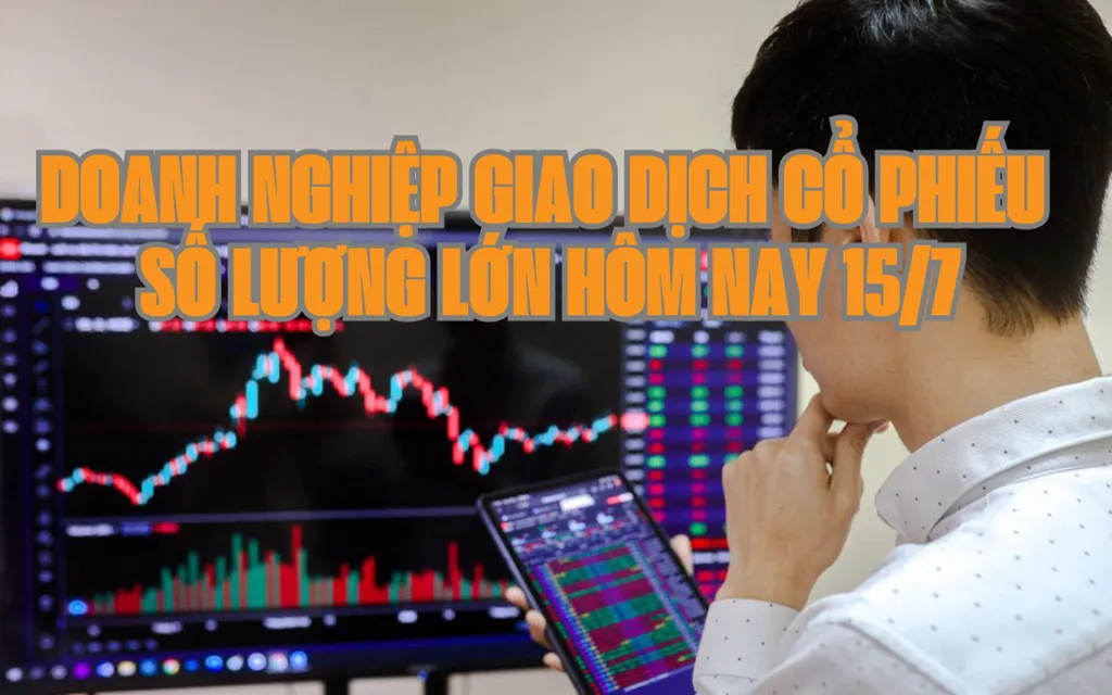 5 doanh nghiệp giao dịch cổ phiếu số lượng lớn
