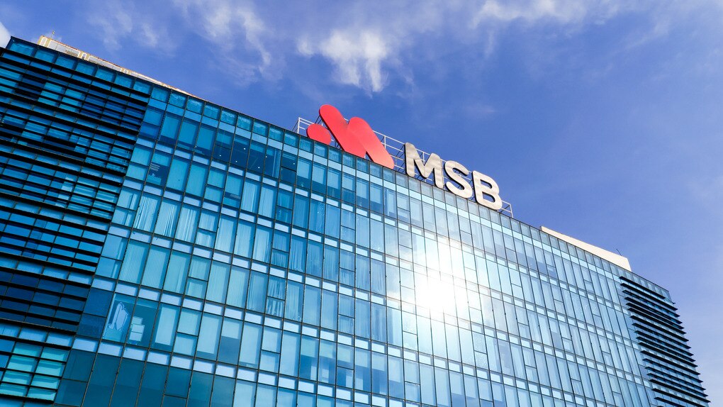 MSB báo lãi gần 3.423 tỷ đồng nửa đầu năm