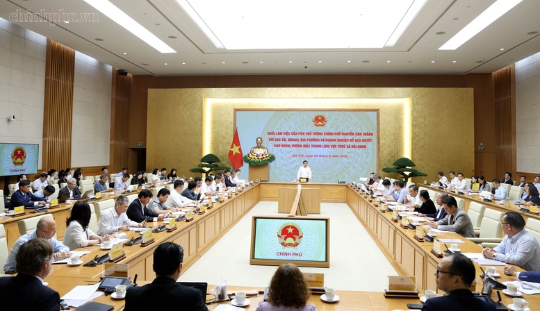 Phó Thủ tướng Nguyễn Văn Thắng: Xử lý đến cùng các vướng mắc về thuế, không đẩy doanh nghiệp đi vòng