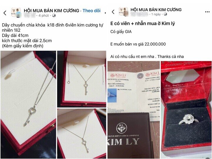 Bùng nổ dịch vụ bán kim cương online, ship tận nơi: Chuyên gia cảnh báo rủi ro