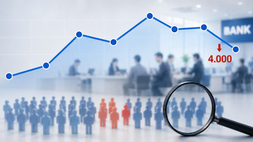 Thấy gì khi các ngân hàng giảm hơn 4.000 nhân viên trong nửa năm?