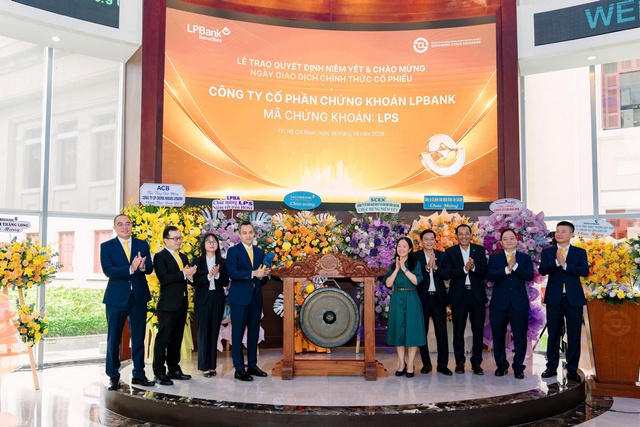 LPBS chính thức niêm yết trên sàn HOSE, mở ra hành trình phát triển mới