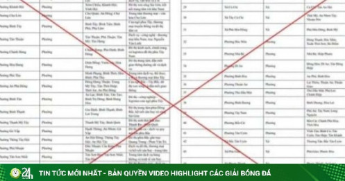 Cảnh báo văn bản giả về sắp xếp đơn vị hành chính cấp xã ở TP.HCM