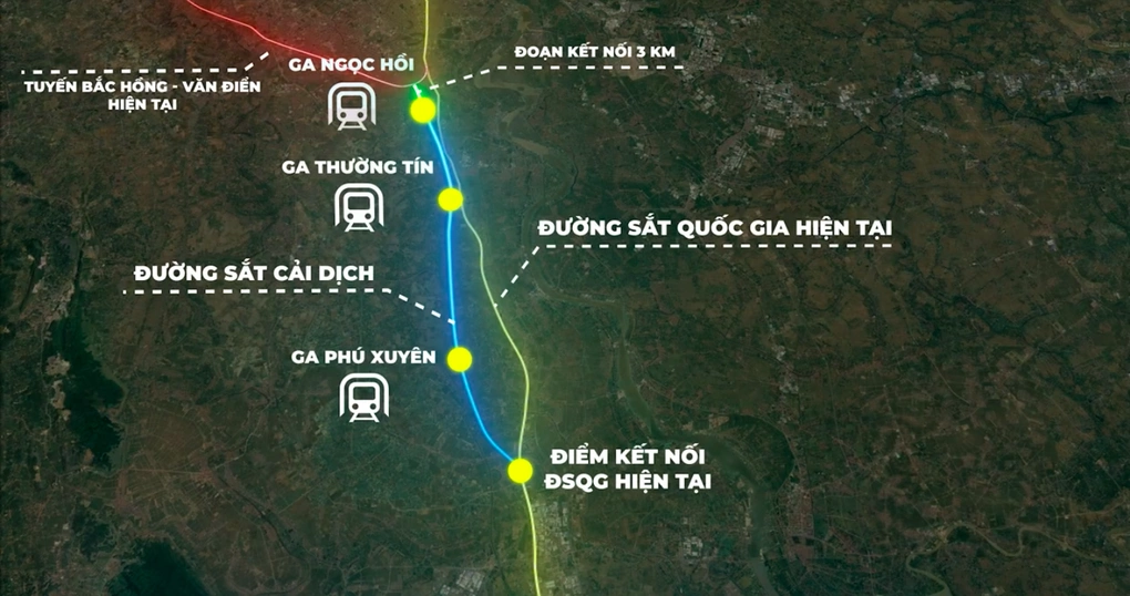 Hà Nội dời 26,5 km đường sắt để mở rộng quốc lộ 1A
