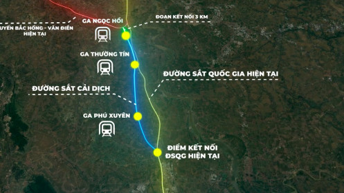 Hà Nội dời 26,5 km đường sắt để mở rộng quốc lộ 1A
