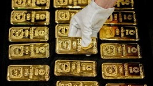 Vàng thế giới tăng hơn 1% khi đồng USD và lợi suất trái phiếu hạ nhiệt