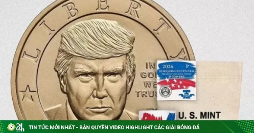 Đồng xu in hình ông Trump cháy hàng